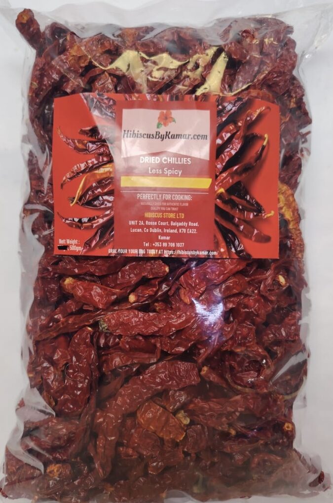 Screenshot 2026-05-07 at 10.10.16 p.m. CILI KERING DRIED CHILI WHOLE LESS SPICY 500gm Hibiscus Brand - Image 1