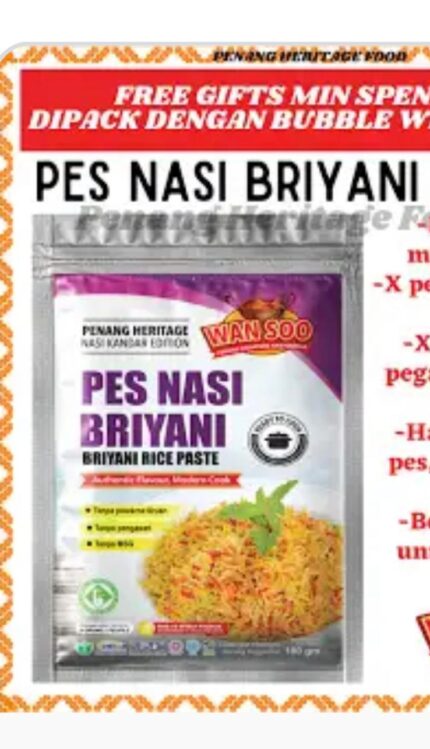 PASTE NASI BRIYANI WAN SOO