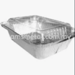 ALUMINIUM TRAY WITH COVER 5 Pcs