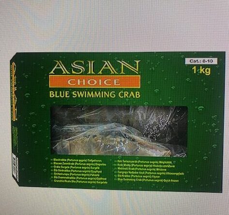 IMG_6515 KETAM BIRU BLUE SWIMMING CRAB 8-10 Pcs Asian Choice - Image 1