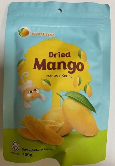 MANGGA KERING DRIED MANGGO 100GM Suntree