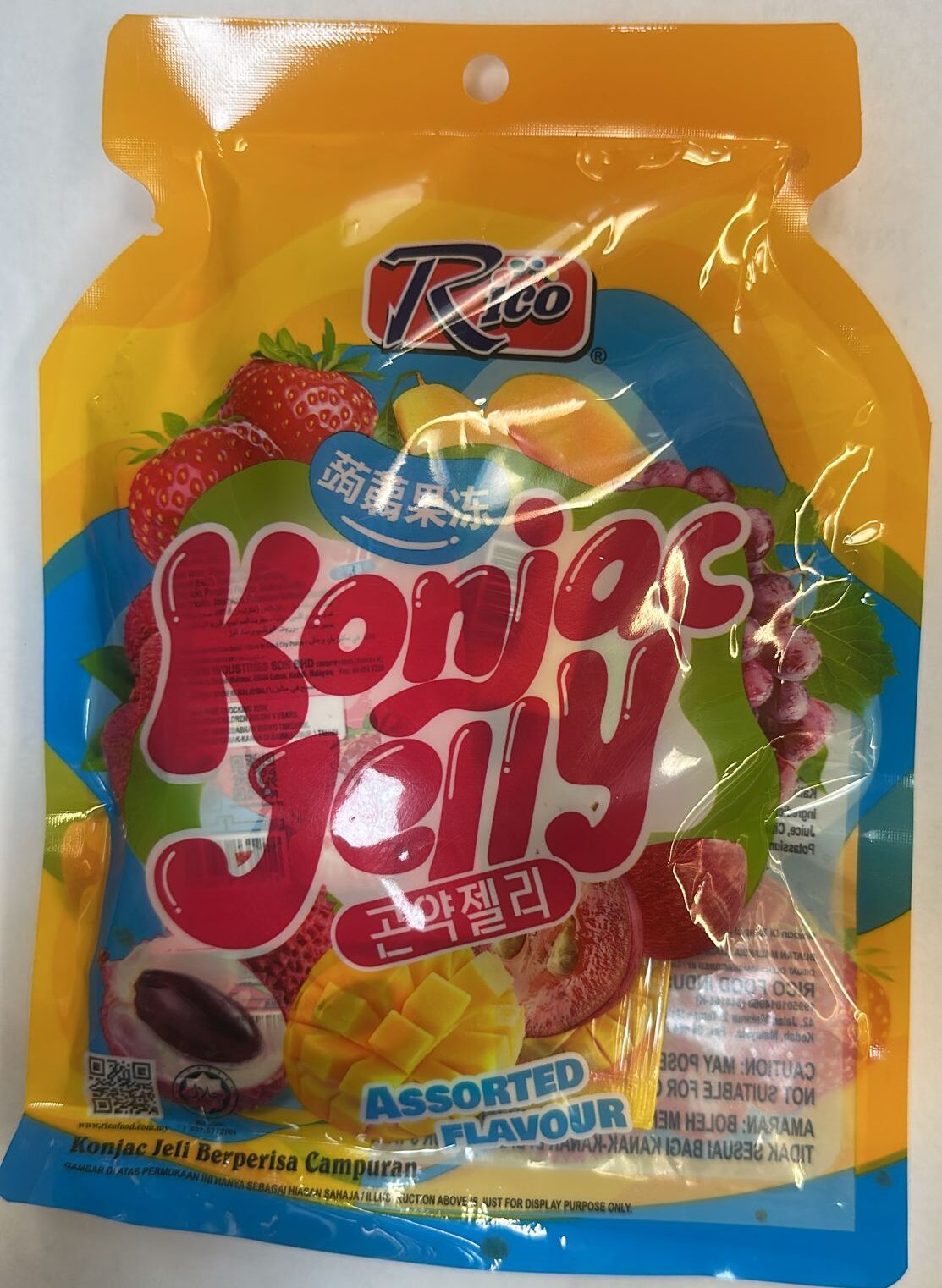 PHOTO-2026-05-22-23-49-48 KONJAC JELLY MIXED ASSORTED FLAVOUR 100gm Rico - Image 1